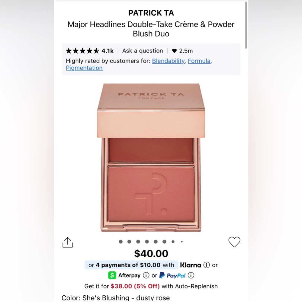 Patrick Ta Blush Duo